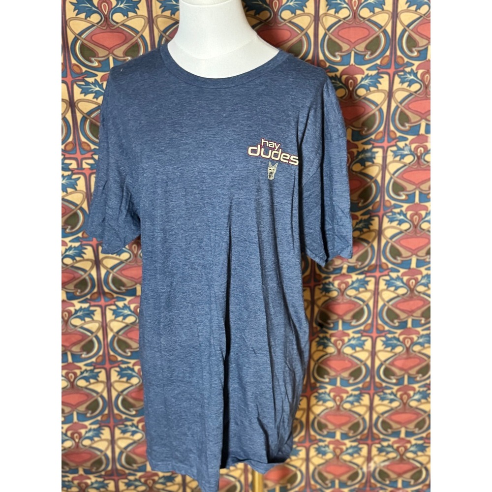 Hay Dudes Big Rig Tee Altutex L Trucker Barn Graphic T Shirt‎